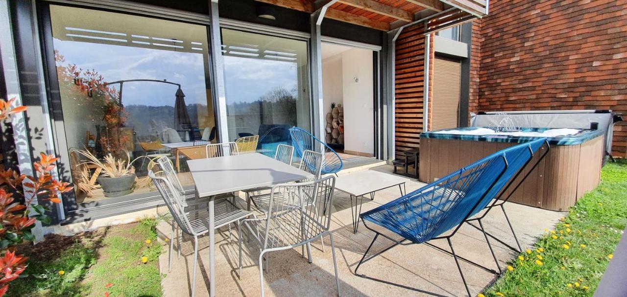 Apartamento Open Sun avec Jacuzzi Privatif et parking privé Sarlat Exterior foto